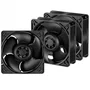 Arctic S12038-4K Ventilador PC 3 Pack Negro 3 Piezas